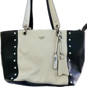 Black and white guess purse